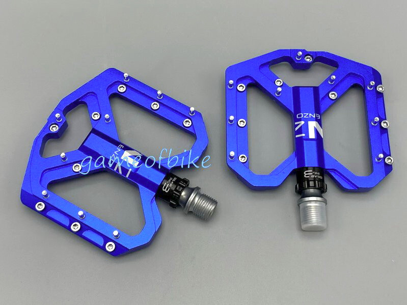 Non-Slip 9/16″ Road Bike Pedal Flat Platform MTB Fixie Bike Pedals 3 Bearings
