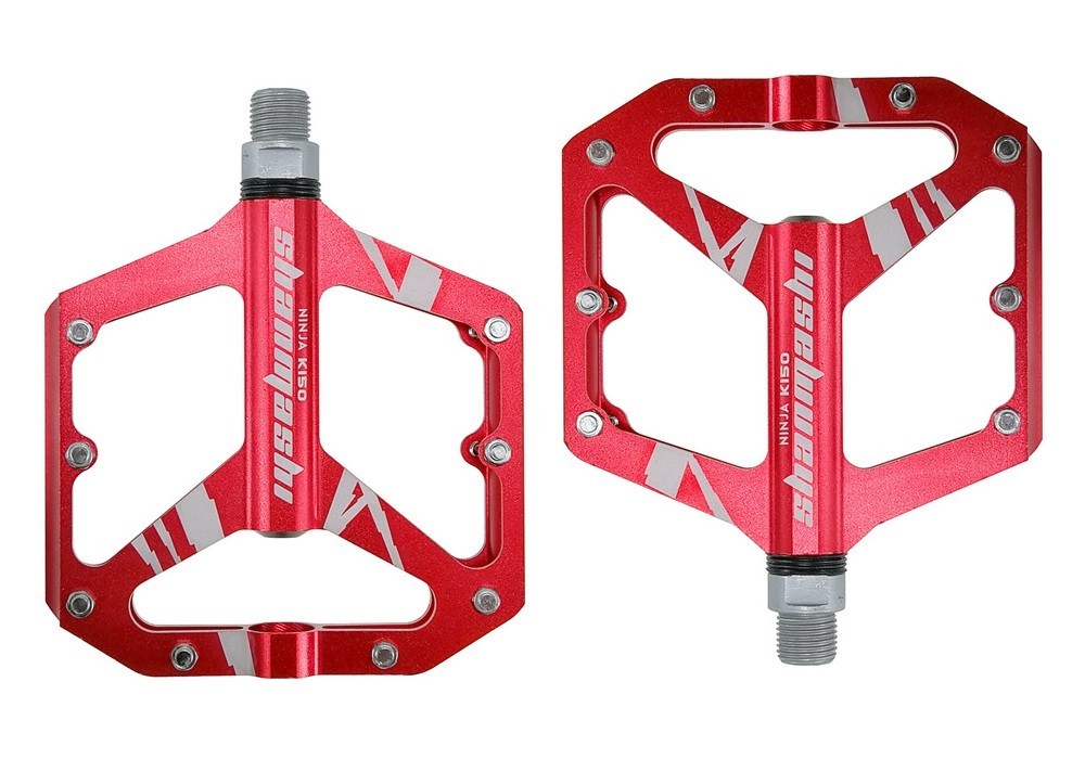 NINJA K150 Aluminum Bike Pedals Mountain BMX Bicycle sealed bearing Wide Pedal