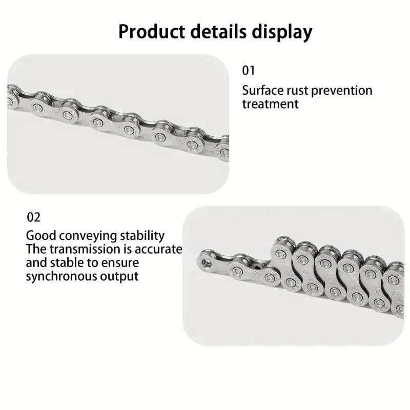 6/7/8-Speed Bike Chain – Heavy-Duty Steel Chain for Mountain & Road Cycling