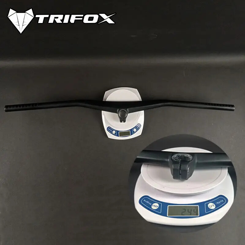 Carbon MTB Bicycle Handlebar 2 Degree One-Shaped Integrated Handlebar with Stem
