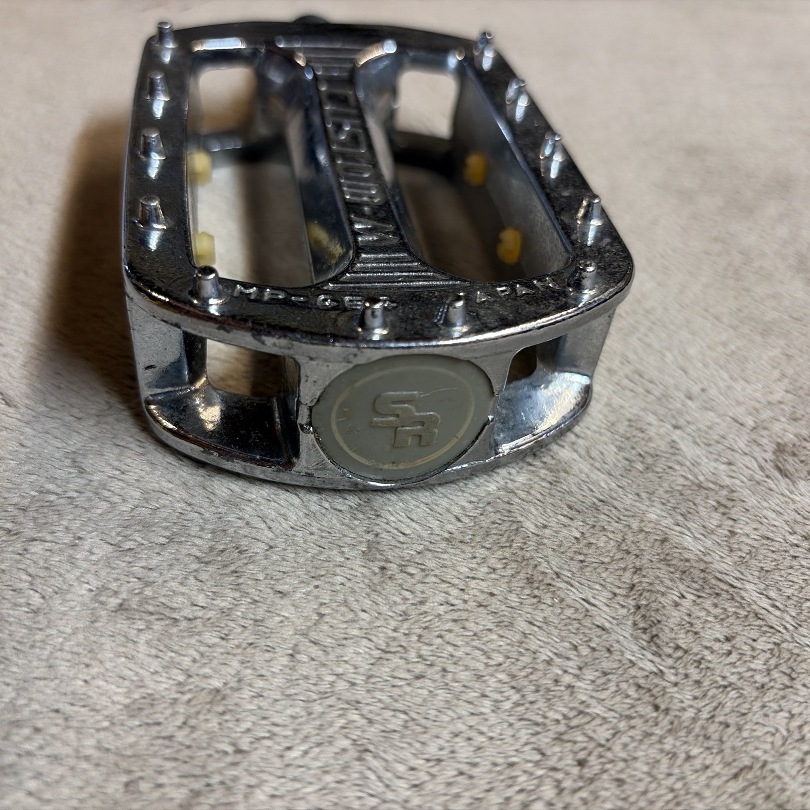 SAKAE RINGYO SR CUSTOM MP 464 BMX Pedals CHROME 9/16 Vintage Old School CLEAN