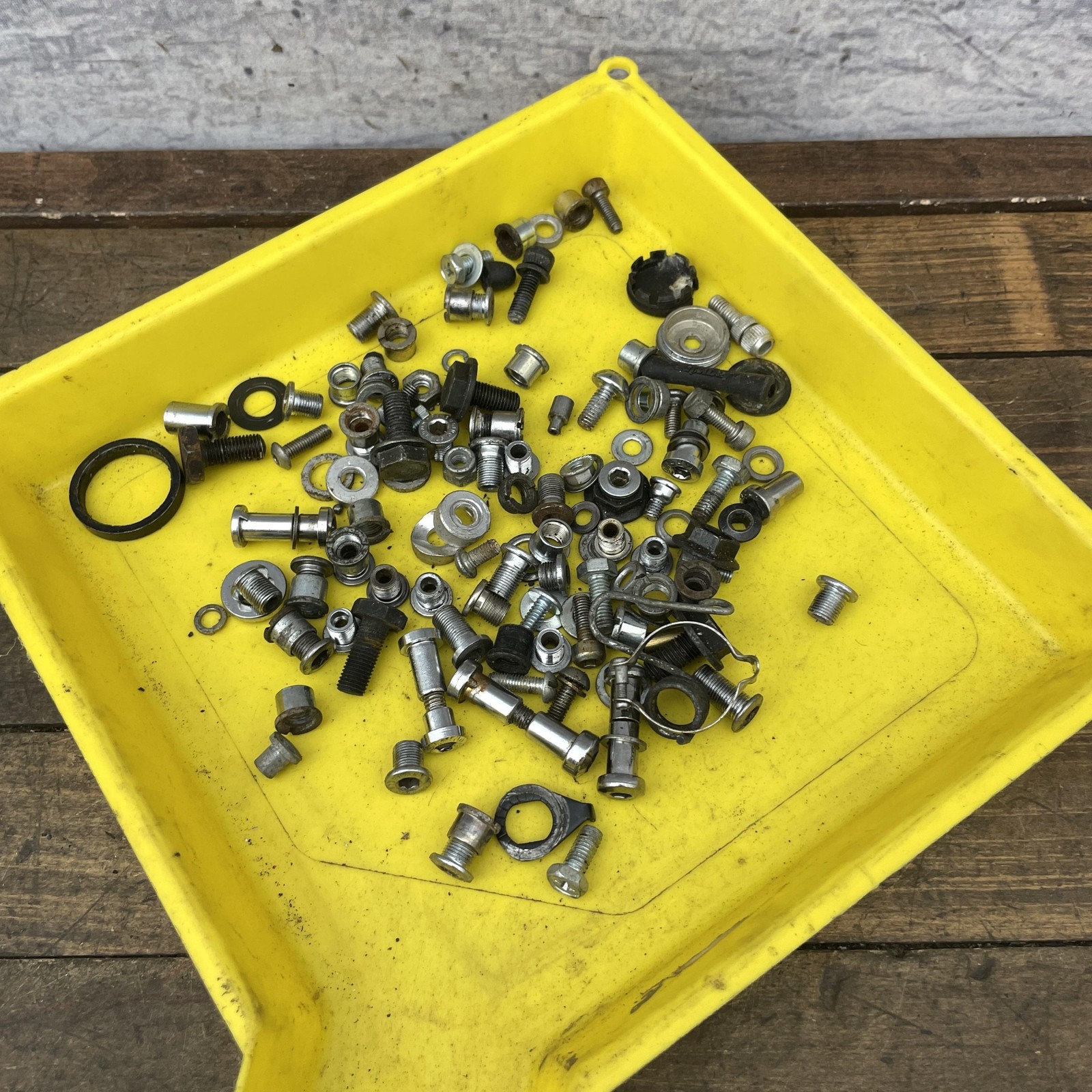 Vintage Bike Shop Junk Drawer Parts Lot Shimano Dura-Ace Mixed Bolts Screw