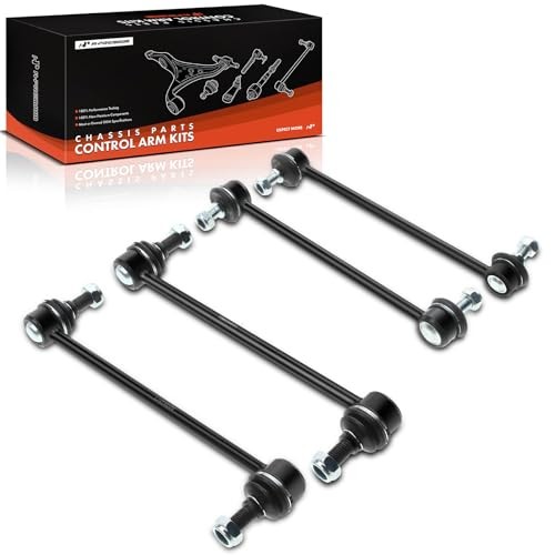4Pcs Suspension Kit, Front and Rear Sway Bar Links Front and Rear Side