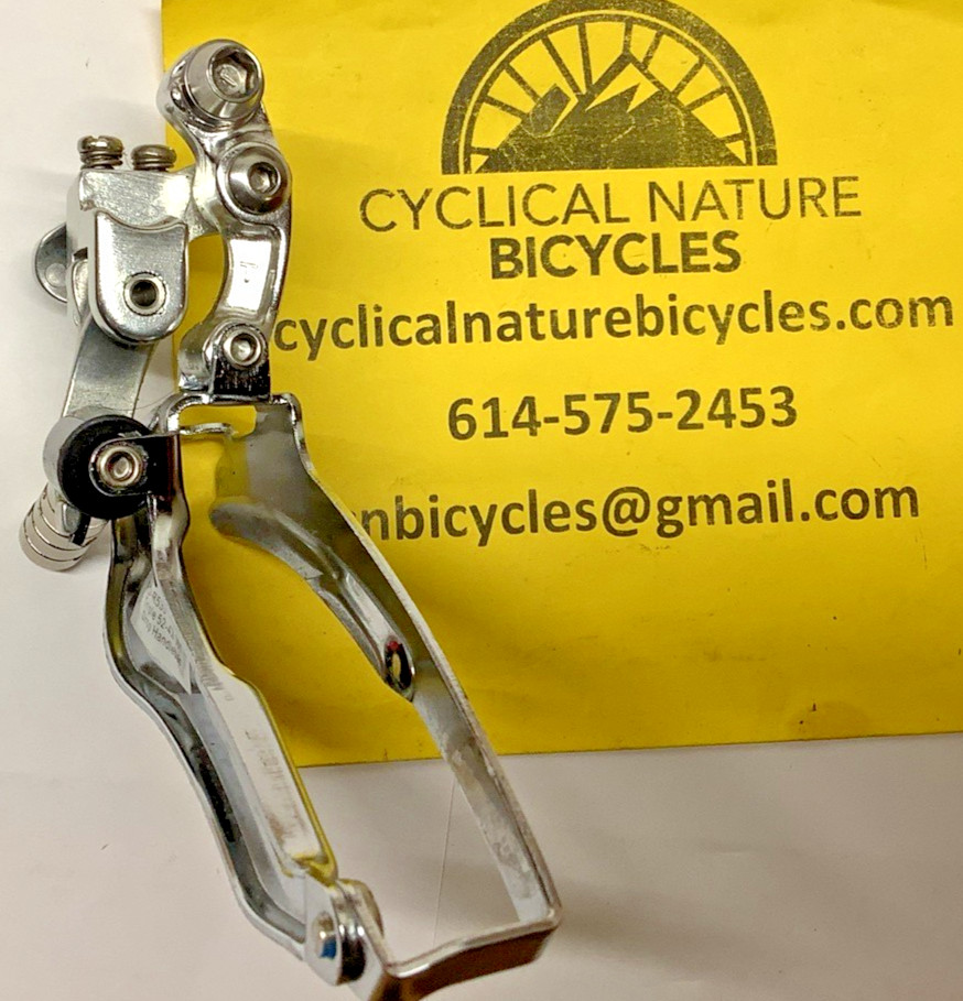 Shimano microshift FD-R539 braze-on bottom pull triple 9spd front derailleur