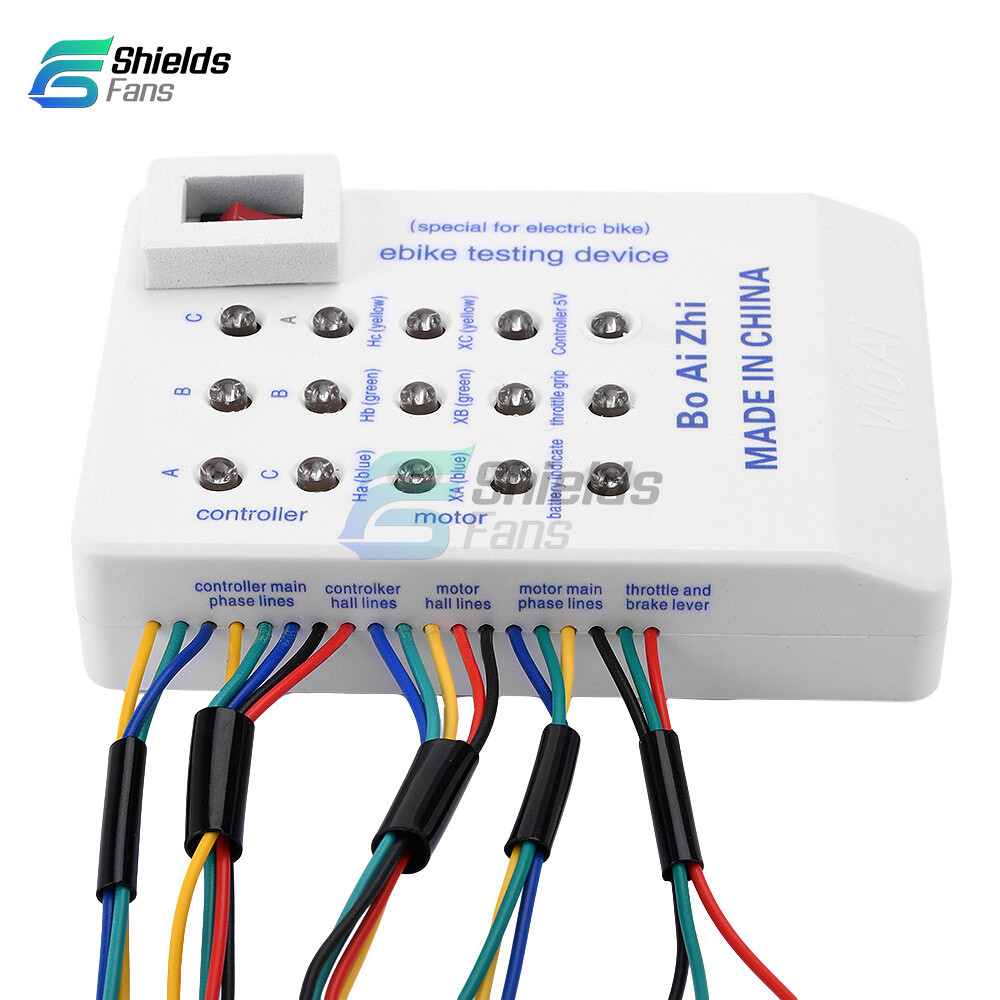 Brushless Motor Tester Ebike Testing Device Electric Hall Tester Detector 24-72V