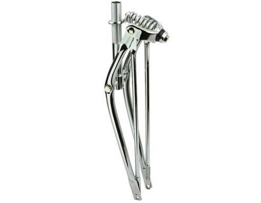 24″ Straight Springer Fork Bicycle,Bike Cruiser,Chopper Lowrider Chrome
