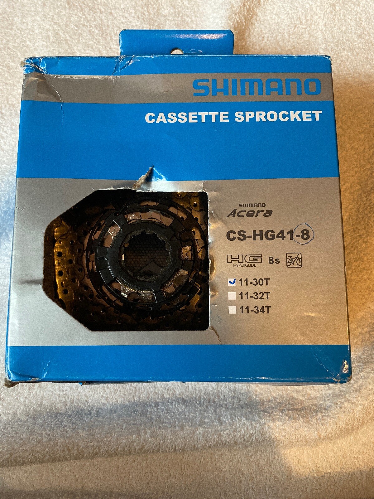 Cassette 8v. mountain bike shimano hg41 – 11-30dts