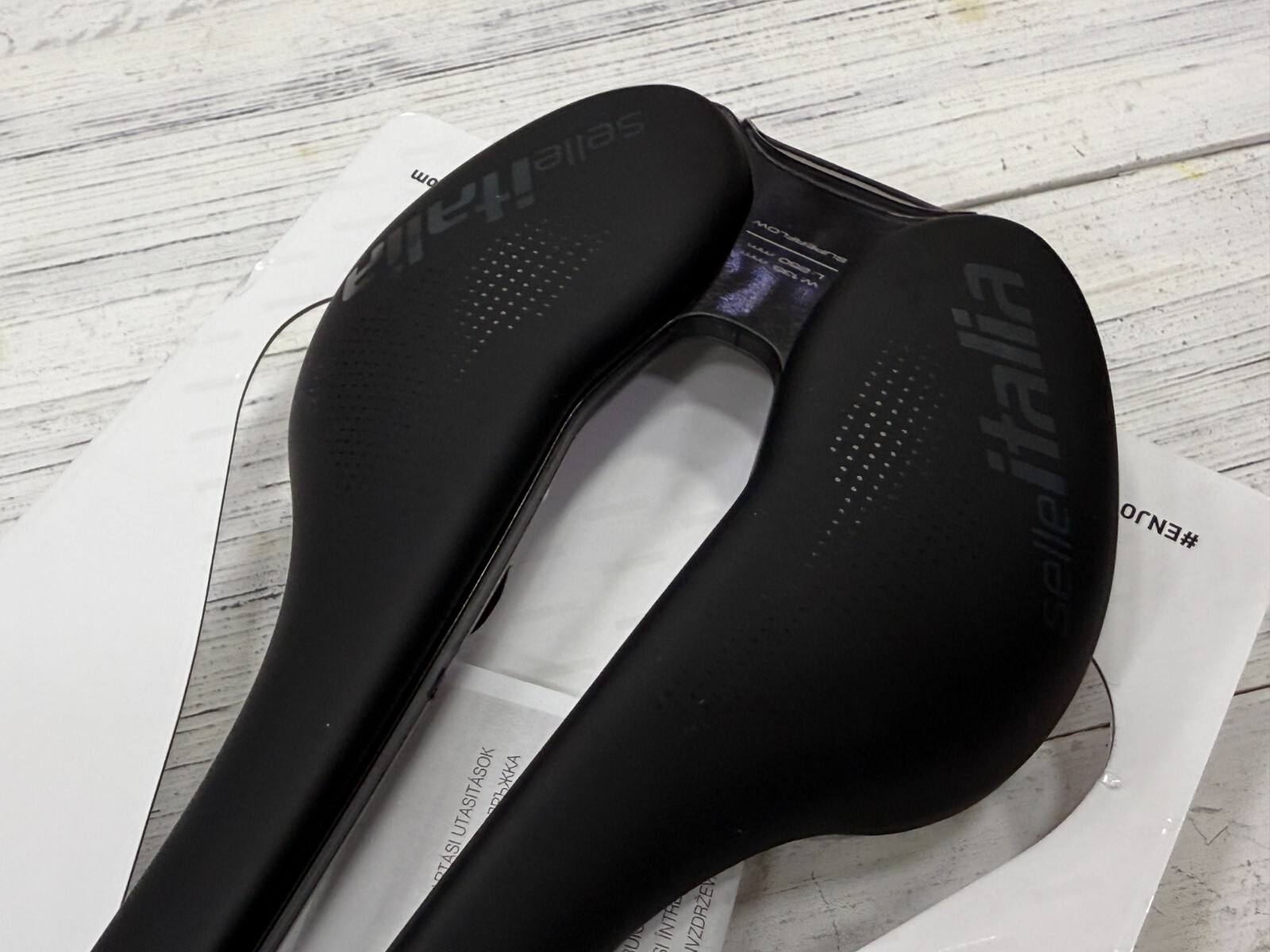 Selle Italia Flite Boost TM Superflow Manganese Rail Saddle Black S3(135x248mm)