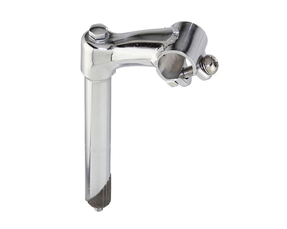 7″ LONG VINTAGE LOWRIDER STEEL STEM (SIZE 21.1MM) KP-2 IN CHROME.