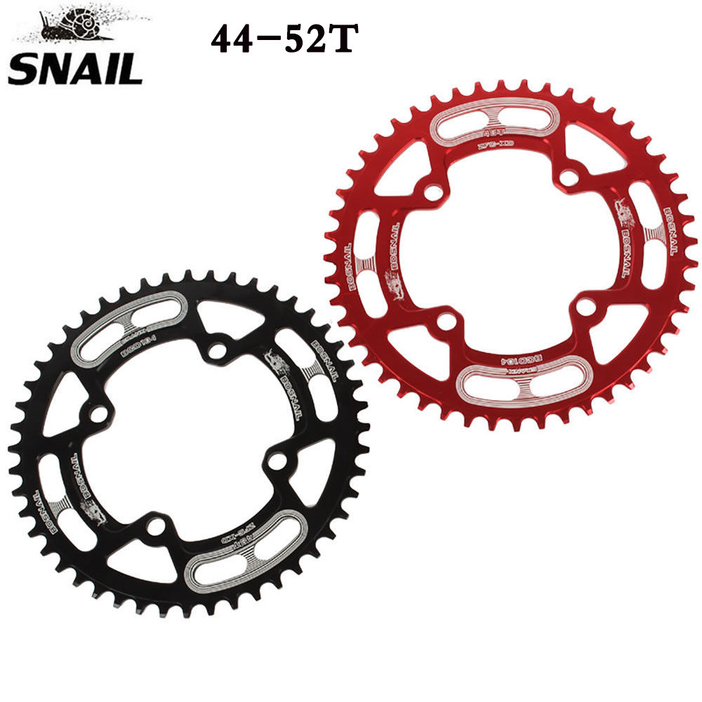 SNAIL 32T-52T MTB Bike Chainring 104BCD Narrow Wide Bicycle Sprocket Chainwheel