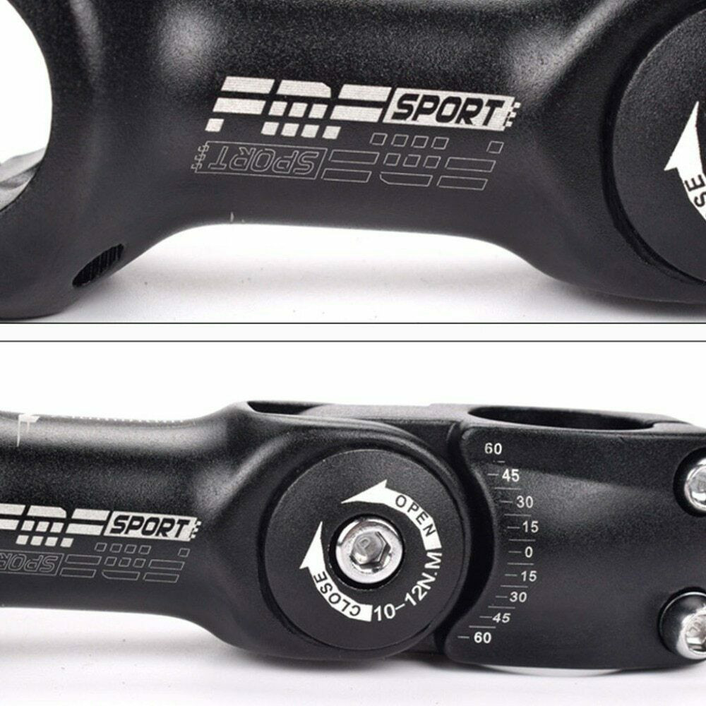US 25.4/31.8mm MTB Bicycle Handlebar Mountain Road Bike Adjustable Stem Riser