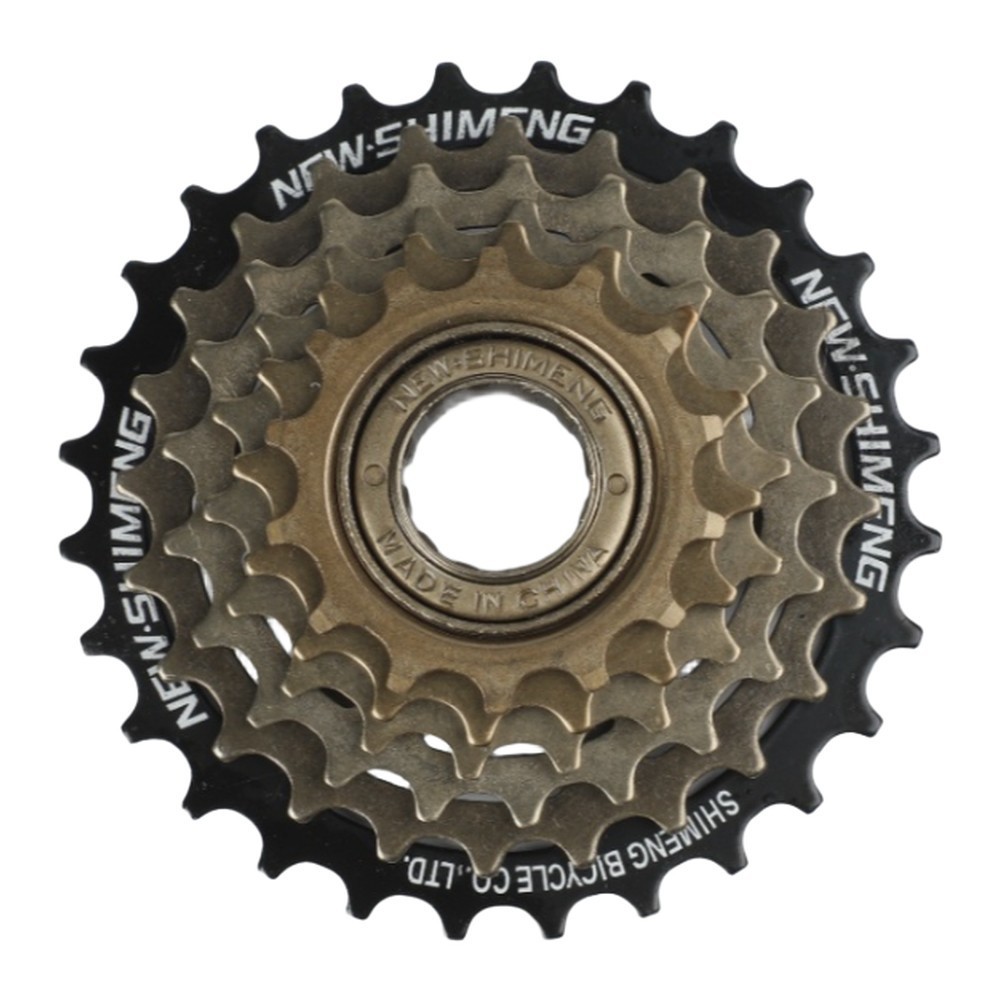 Screw On Freewheel 13/14-28T Easy Assembly High-carbon Steel Screw On Freewheel