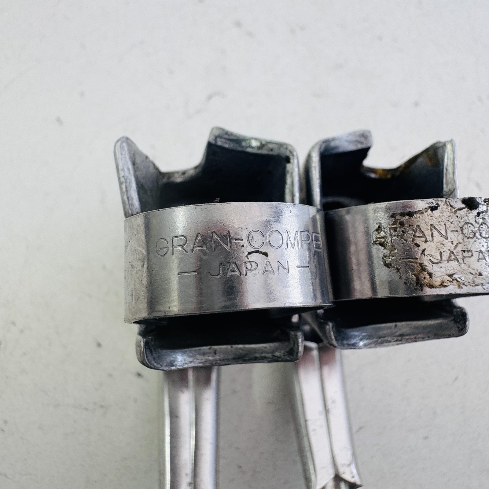 Vintage Gran-Compe Brake Levers Pair 4-Finger Silver Japan Road Bike A81