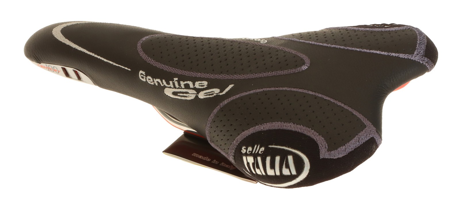 Selle Italia Genuine Gel Century 100 Saddle Forged Rails 7×9 Black NIB NOS NEW