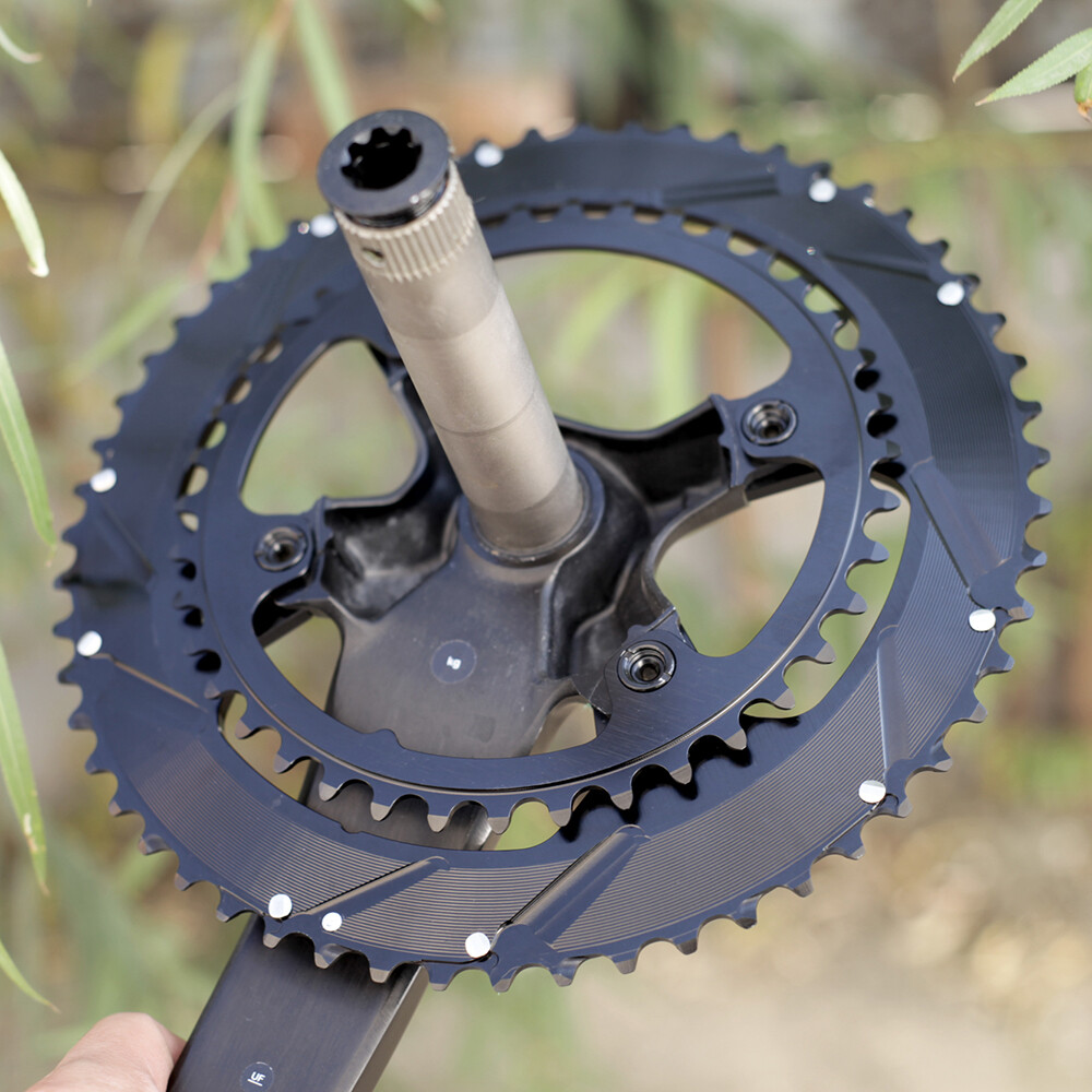 STONE Double Chainring BCD110 4 Arm for SHIMANO R7100 R8100 R9200 Road Bike Ring