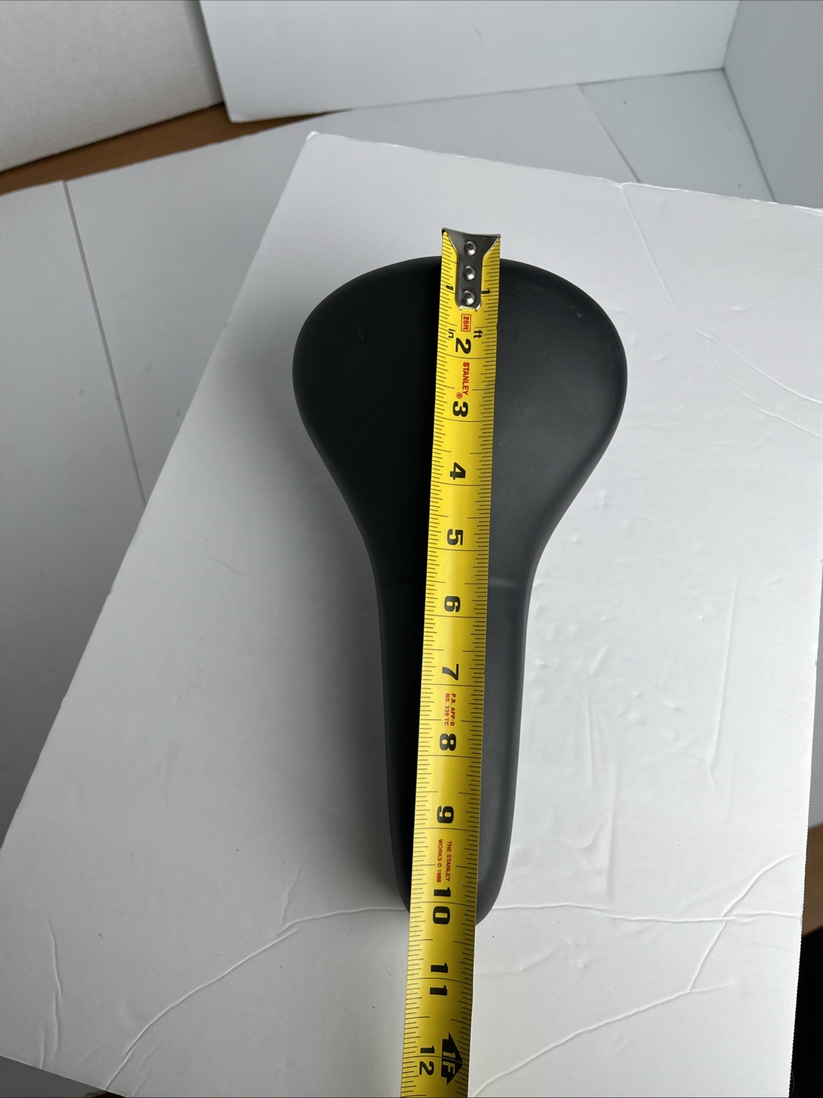 Unbranded Bicycle Bike Seat Saddle 11”in Black “QC/12” Stamped “sheng Yi”