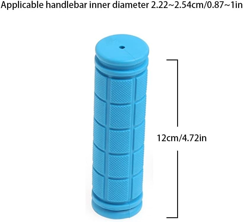 Kids Bike Handlebar Grips 1 Pair Anti Slip Rubber BMX MTB Scooter Bicycle Grip