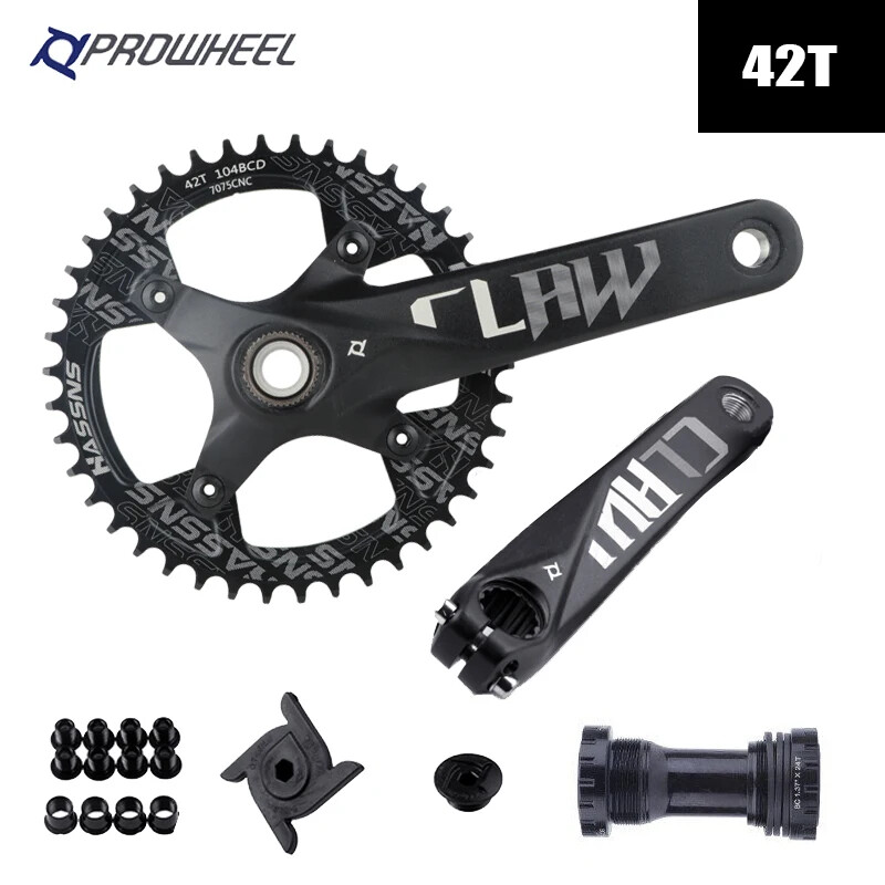 Crankset Hollowtech Crank Arms for Mountain Bike Chainring 104 Bcd 32/34/36T