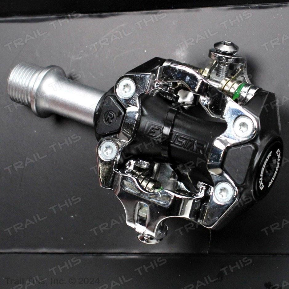 Exustar PM211 SPD Clipless MTB Bike Pedals fits Shimano Dual-Sided Clip-In