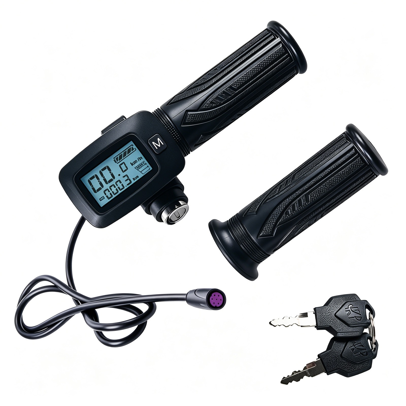48V LCD Quick Twist Throttle Kit for Tuttio Soleil 01