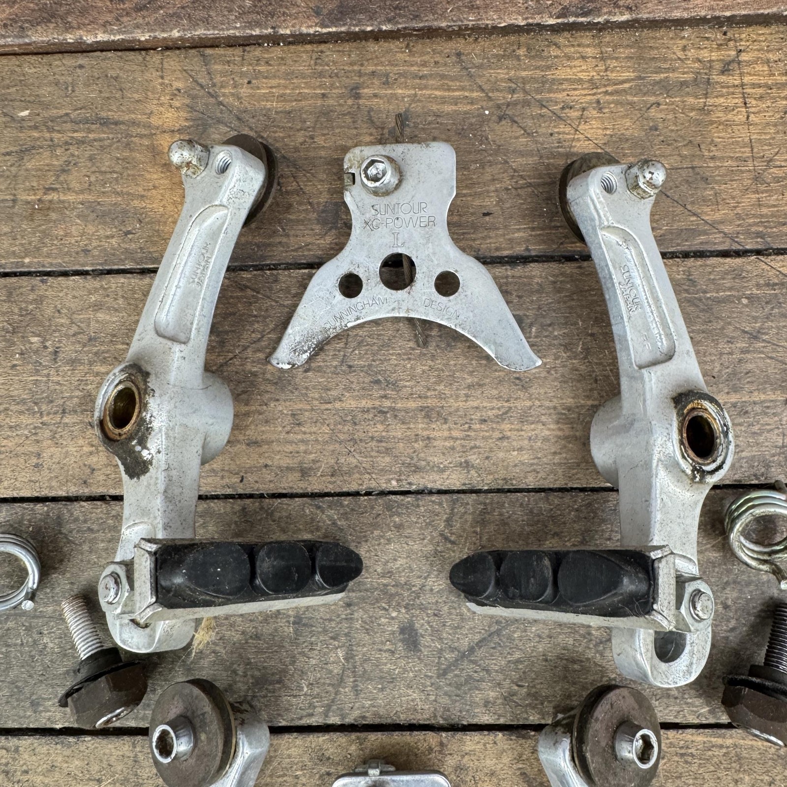 Vintage Suntour XC-Power Roller Cam Brake Set Cunningham Design MTB 80s OG Japan