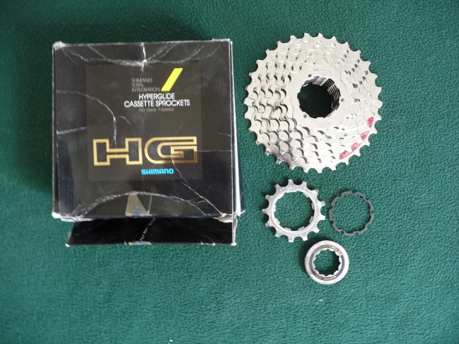 Shimano XT HG90 13-30 7spd cassette sprocket