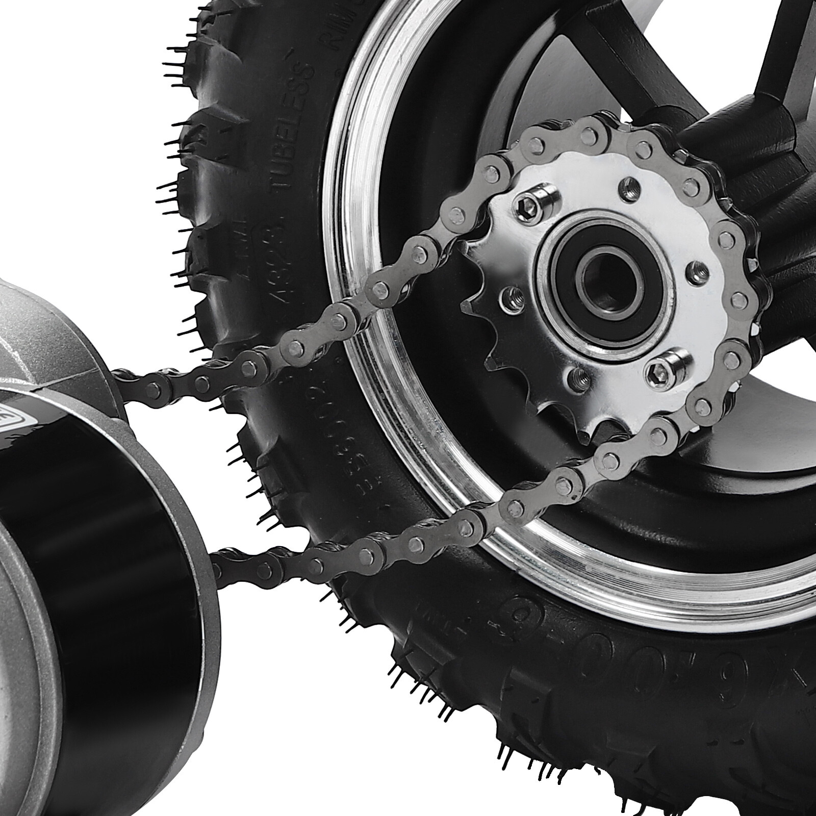 Double Wheel Motor Drive For Electric Cart Scooter Air Wheel Conversion Kit 250W