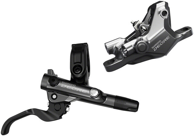Shimano Deore BL-M6100/BR-M6100 Disc Brake and Lever – Rear, Hydraulic, Resin Pa