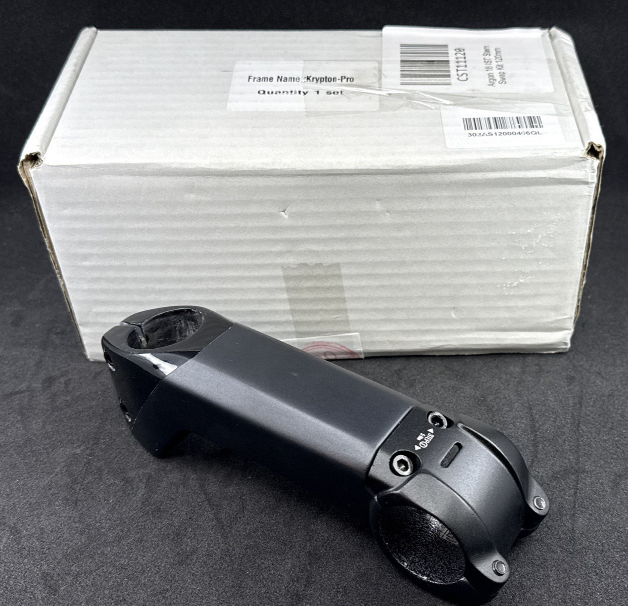 Argon 18 KRYPTON Pro 120mm Carbon Fiber Stem Kit NEW IN BOX MSRP $225
