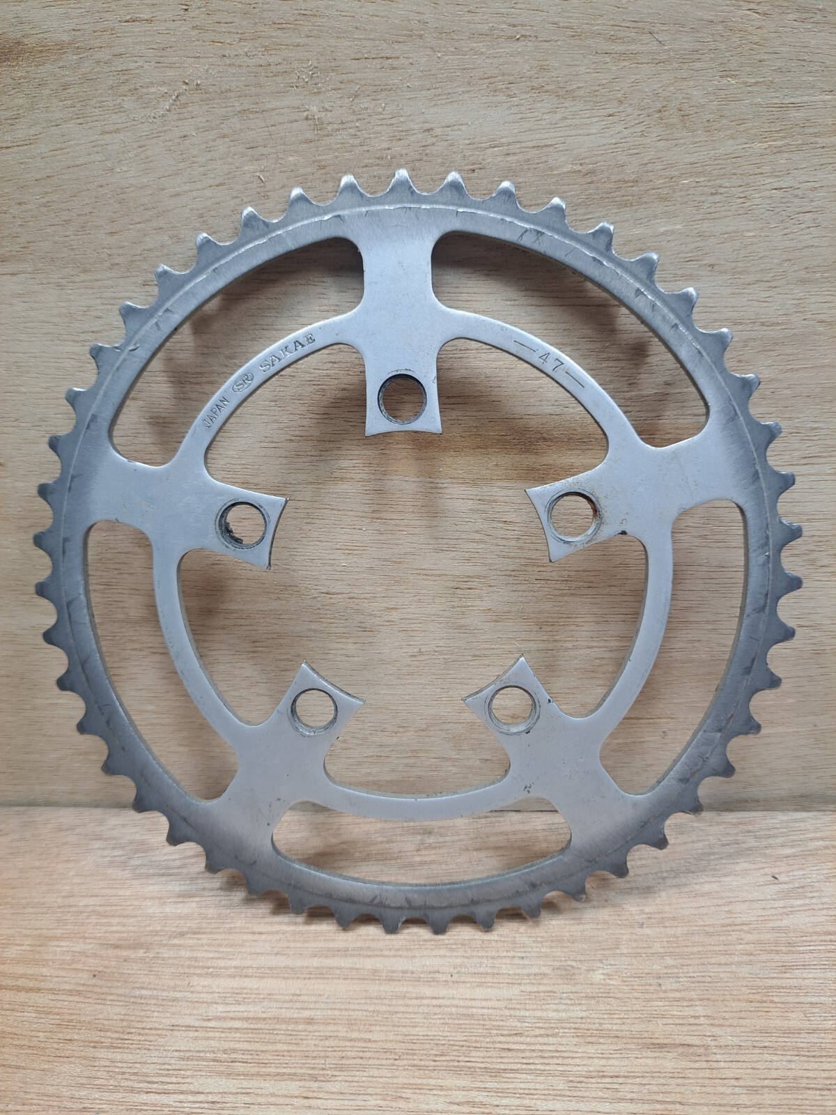 Vintage SR Suntour Sakae 47 Tooth Chainring – 86 BCD – UNRAMPED