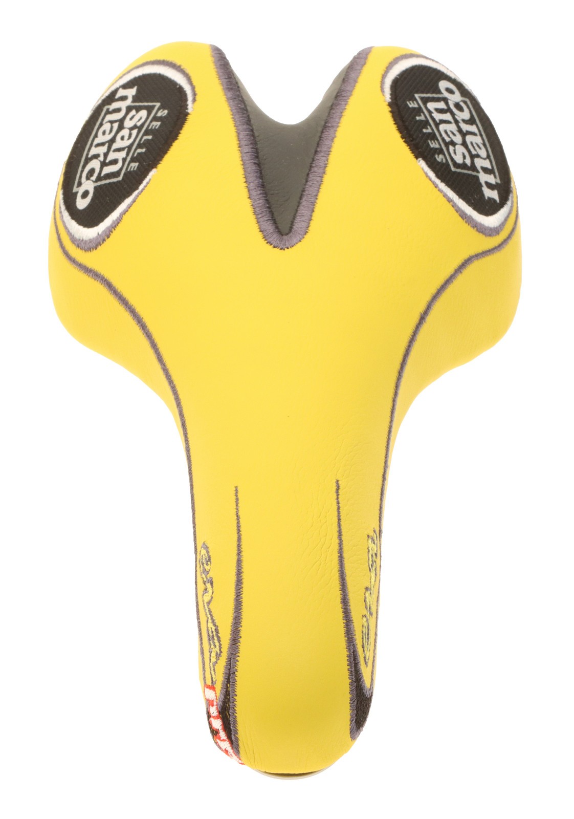 Selle San Marco Era Pro Saddle Titanium Rails Yellow Leather 2001 NIB NOS NEW