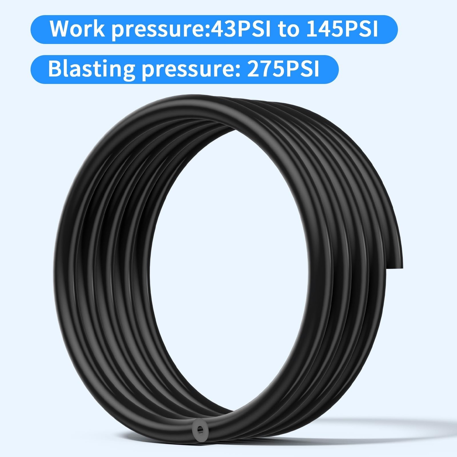 Vacuum Hose Automotive, 1/8″ 5/32″ 3/16″ 1/4″ 5/16″ 3/8″ID High Performance S…