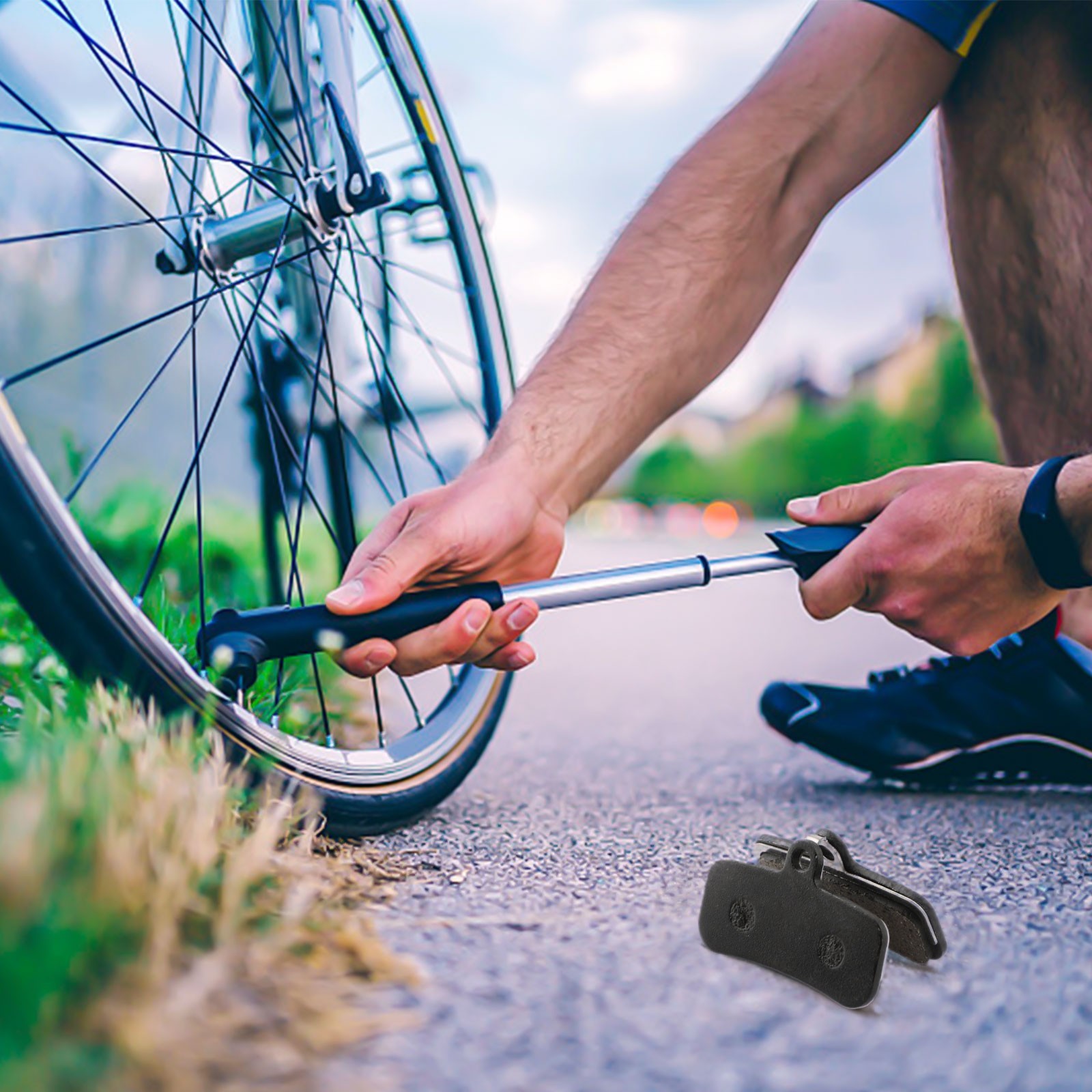 Reliable FourPiston Brake Pads for ZOOM HB 876 Improved Braking Efficiency