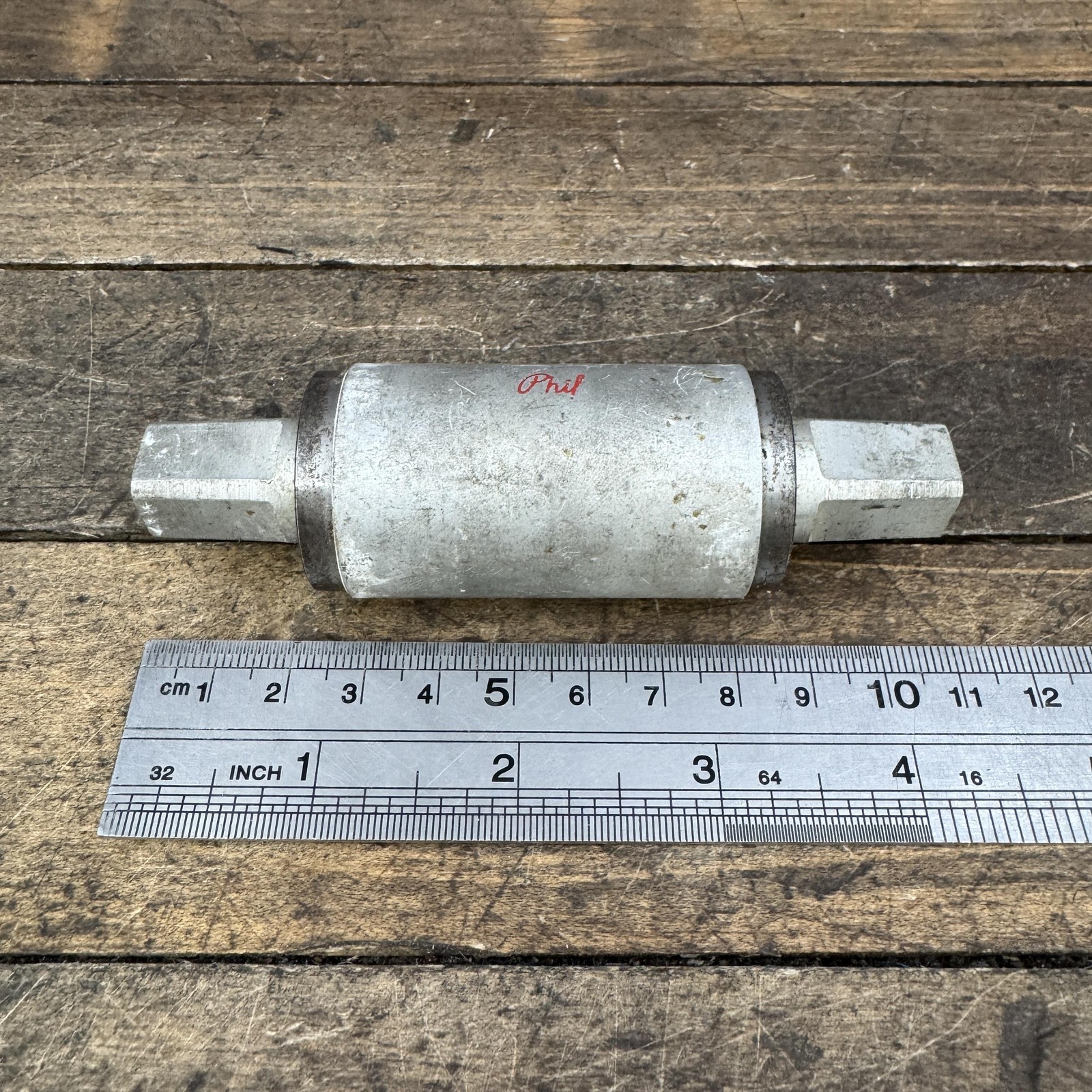 Vintage Phil Wood Bottom Bracket 108mm Spindle Campy ISO Square Taper