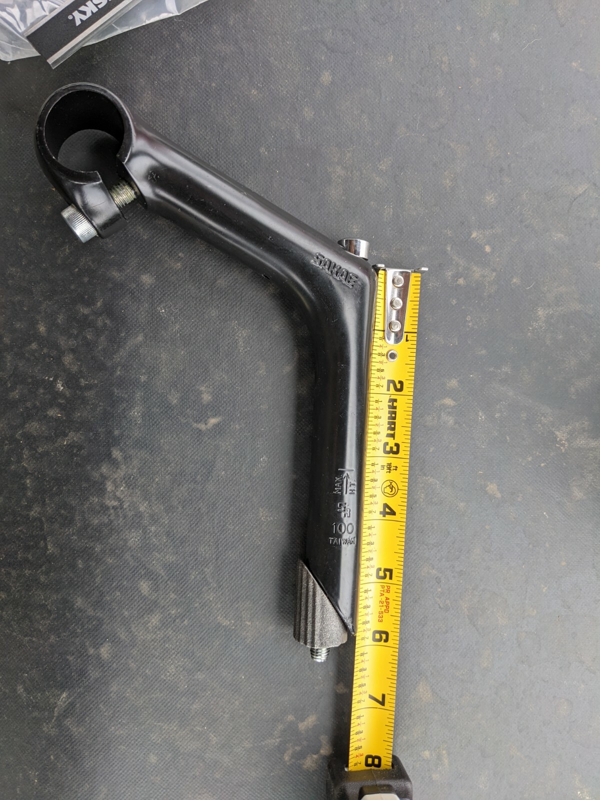 sr sakae quill vintage (90s) stem 100mm 25.4mm brand new old stock black