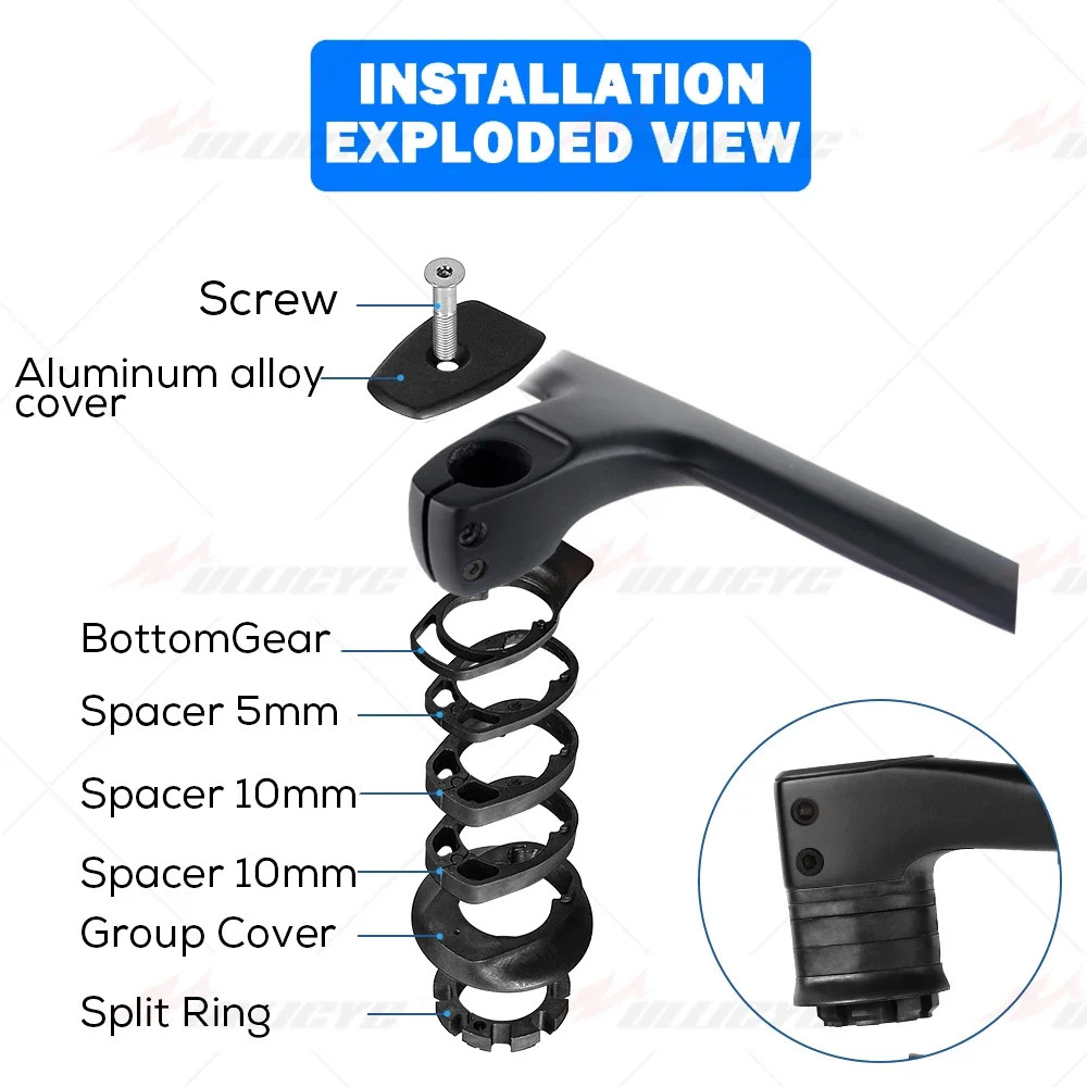Carbon Fiber Internal Routing Integrated Road Bicycle HandleBar -10 Degree