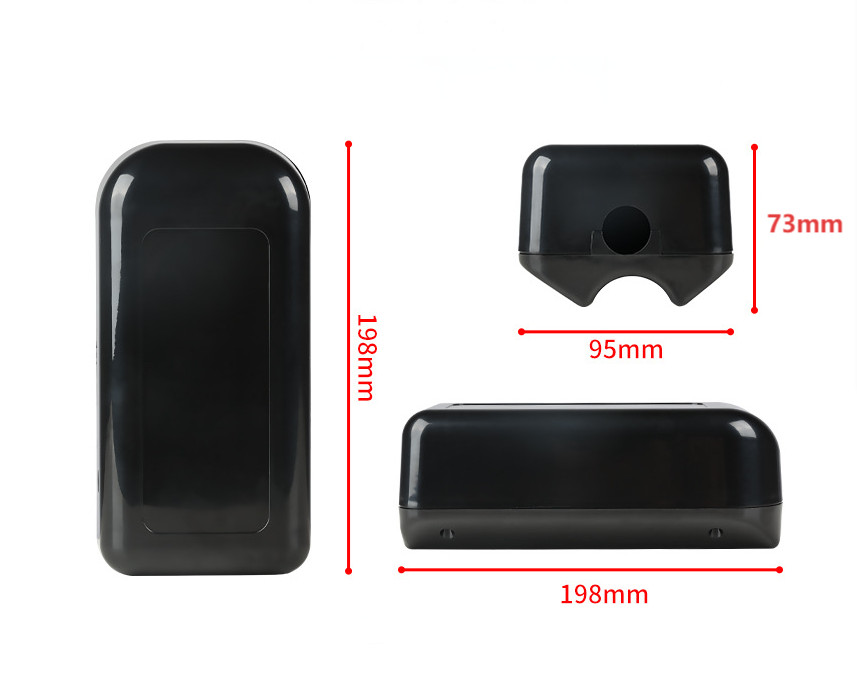 Bike Controller Case 193x85mm Protective ABS Design with Fixing Screws
