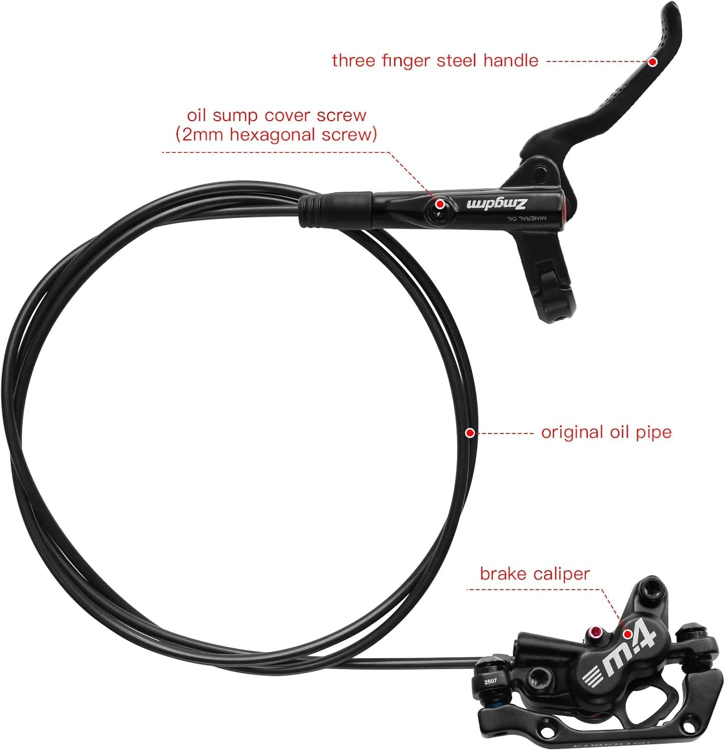 Silent MTB Disc Brake Kit with PM/is Adapter