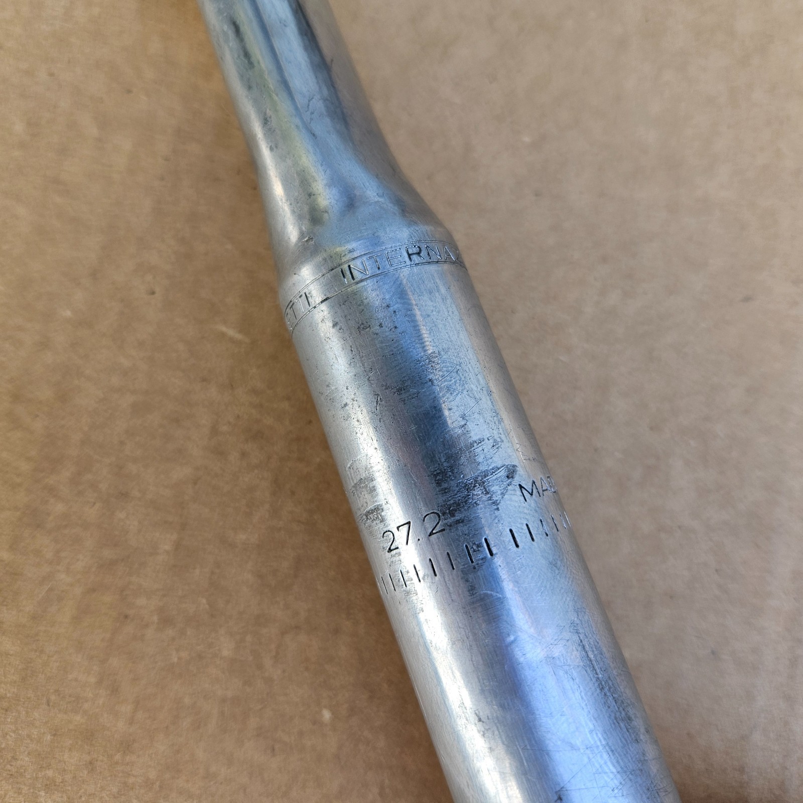 Vintage Campagnolo 27.2 Aero Seatpost 27.2mm x 200mm Brevetti Internaz Italy