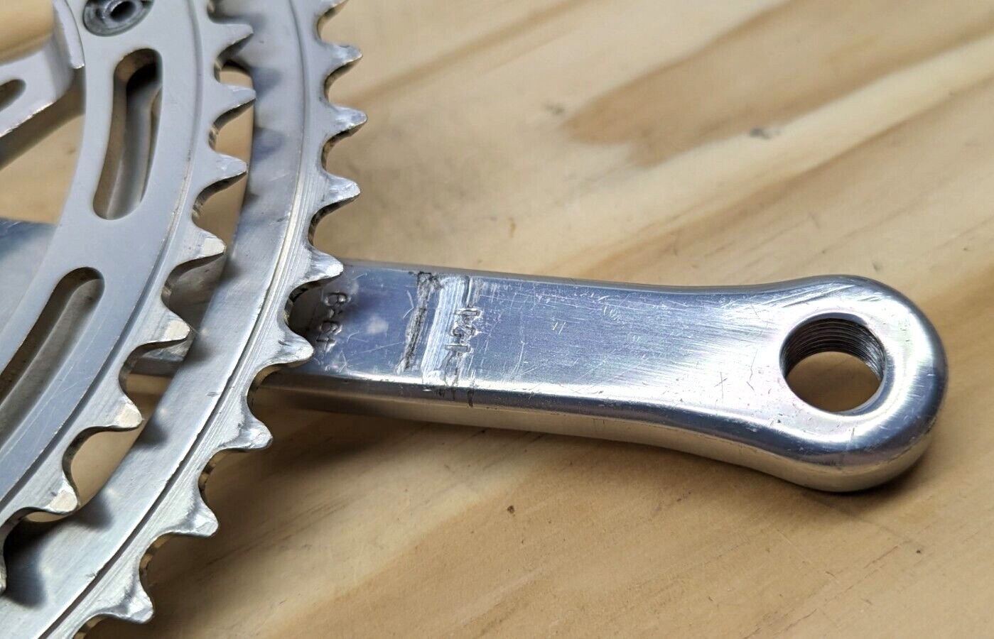 VINTAGE Sugino Mighty Competition Crankset – 171mm – 51/44 Double – Road