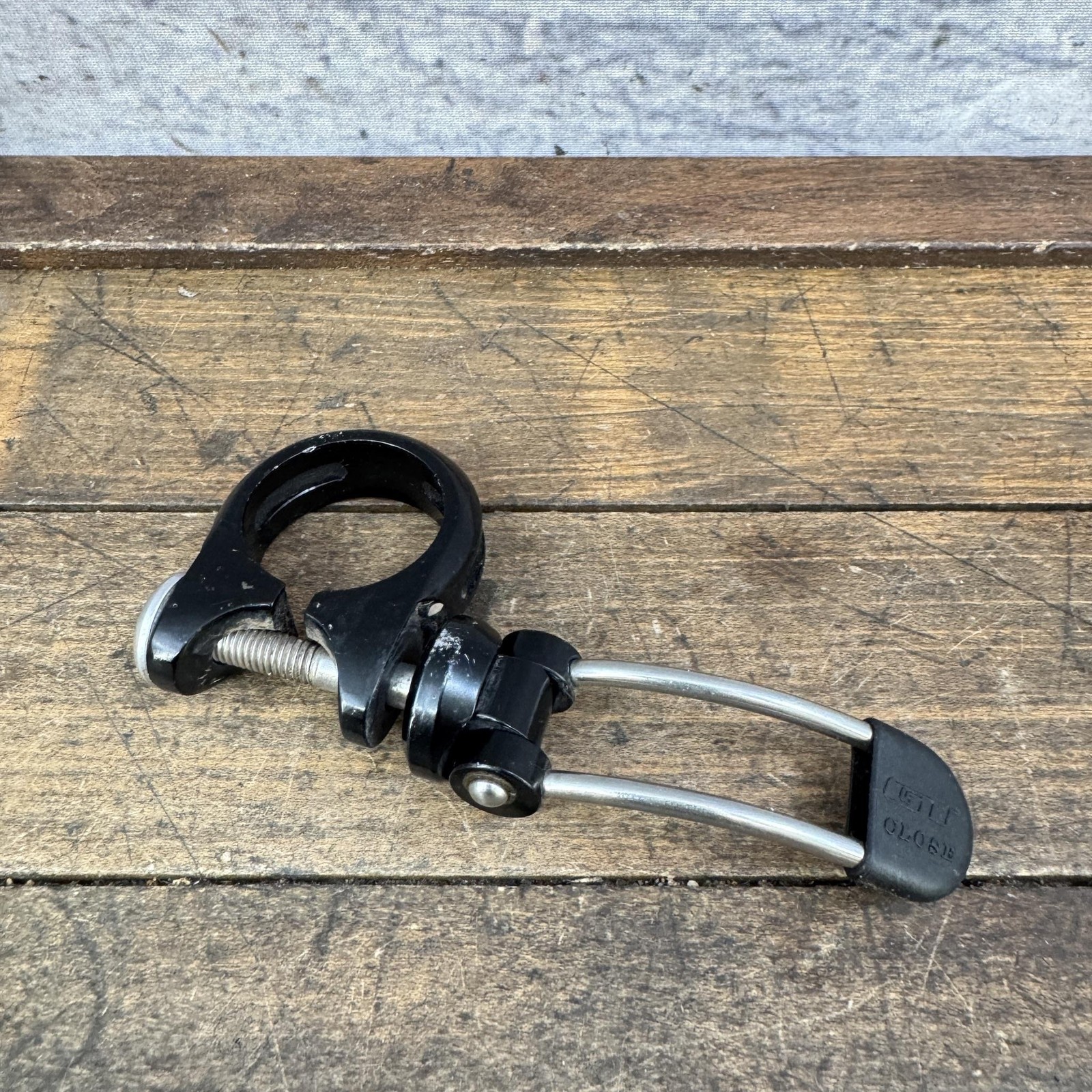 Vintage GT Seatpost Clamp 29.8 30 mm Black Triple TRiangle Quick Release