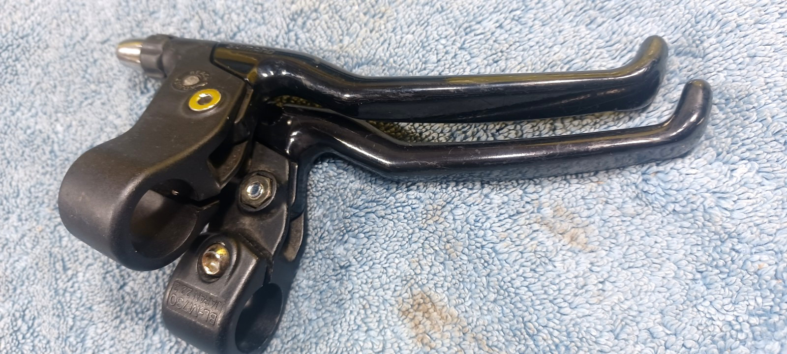 vintage, Shimano Deore XT 4-Finger Long Mountain Bicycle Brake Levers, BL-M730