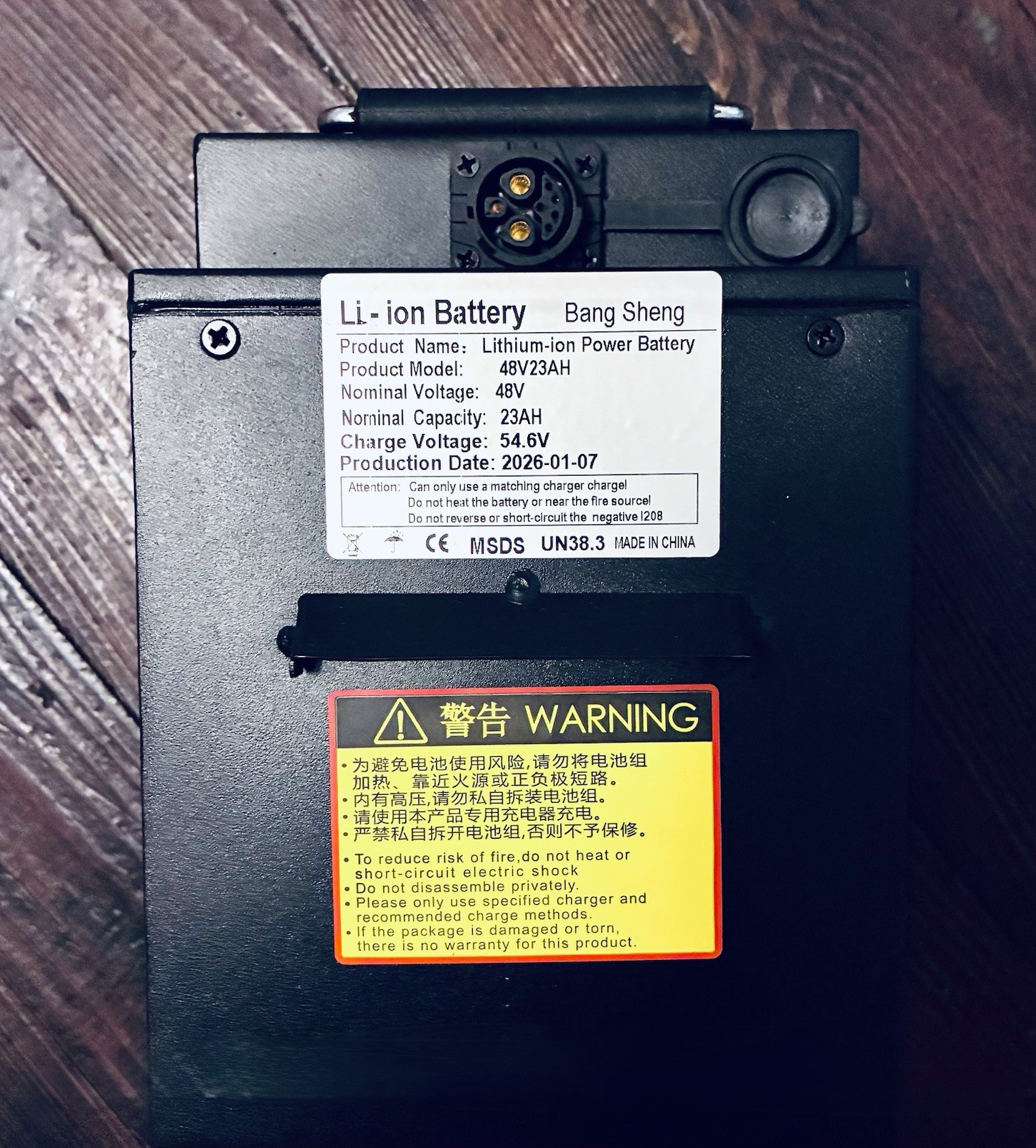 Electric Dirt Bike Battery Battery Is certified to UL 2271 standards