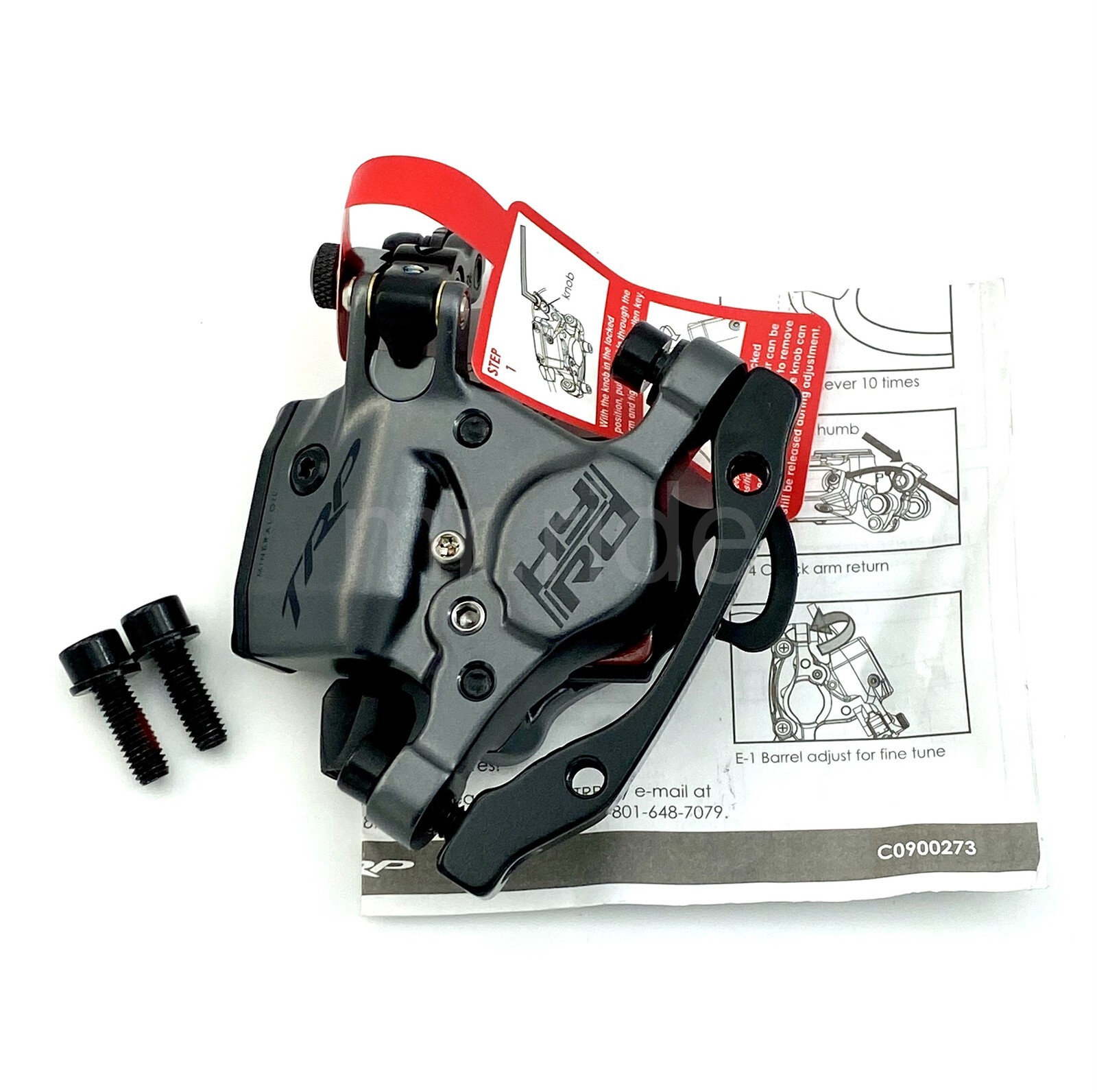 TRP HYRD Cable-Actuated Hydraulic Bike Disc Brake Gray Front+Rear 160 w/Rotor