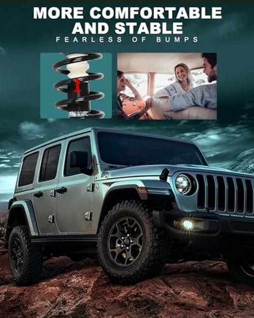 Front Pair Complete Struts Spring Assembly Shock Absorber Compatible with