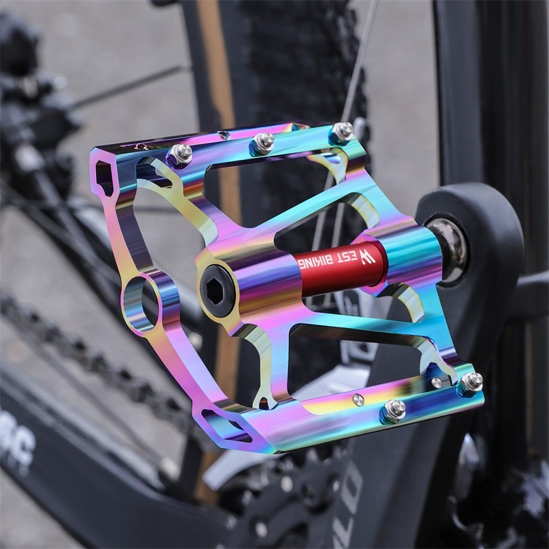 WEST BIKING 3 Sealed Bearing 9/16″ Bicycle Pedals Cycling Bike Pedals Colorful