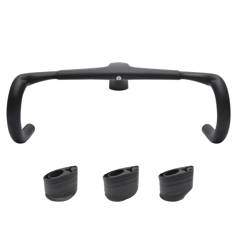Road Bike Full Carbon Integrated Handlebar with Spacers Cycling Drop Handlebar