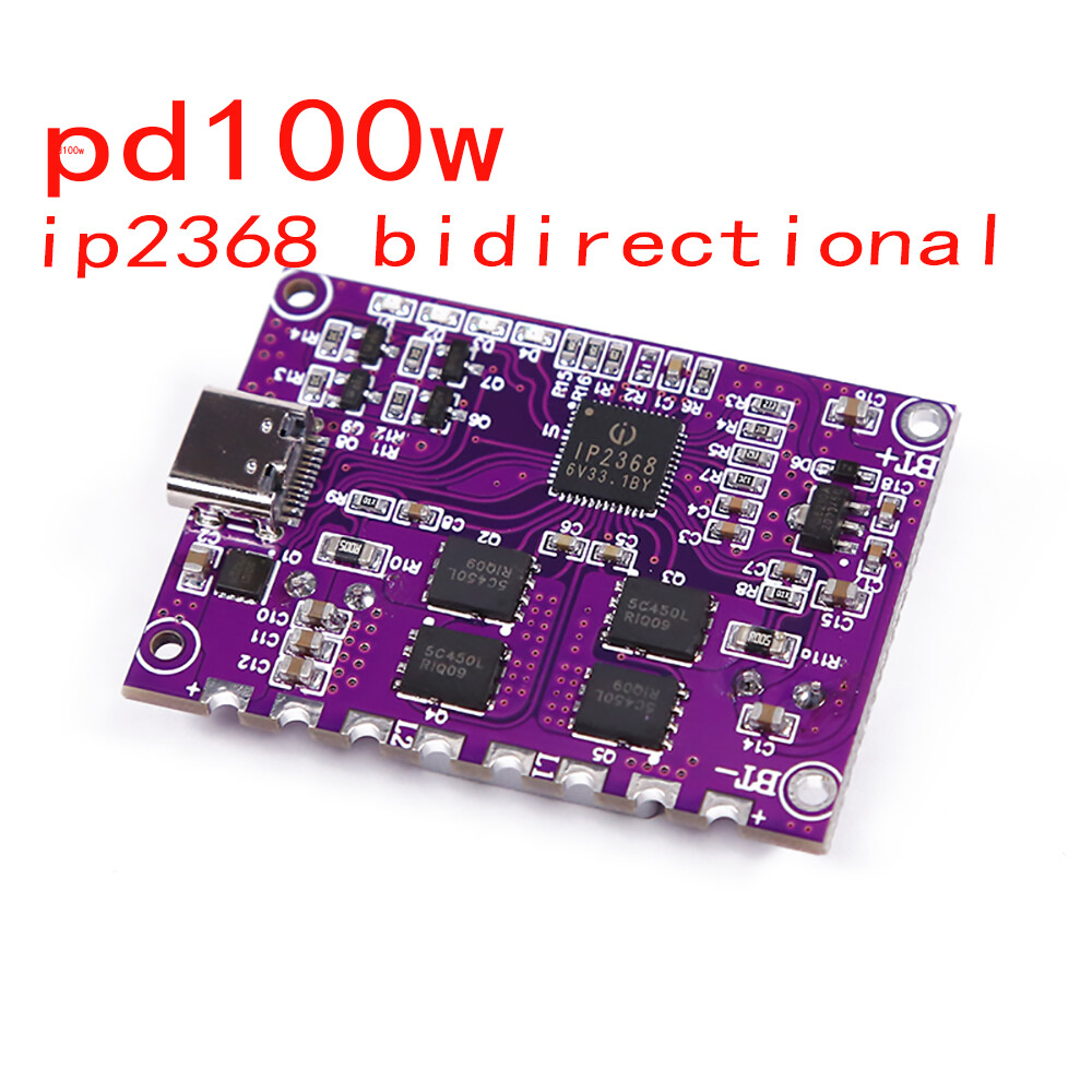 ip2368 100W Two-Way Pd Fast Charging Module 4S Charging Treasure Module Board
