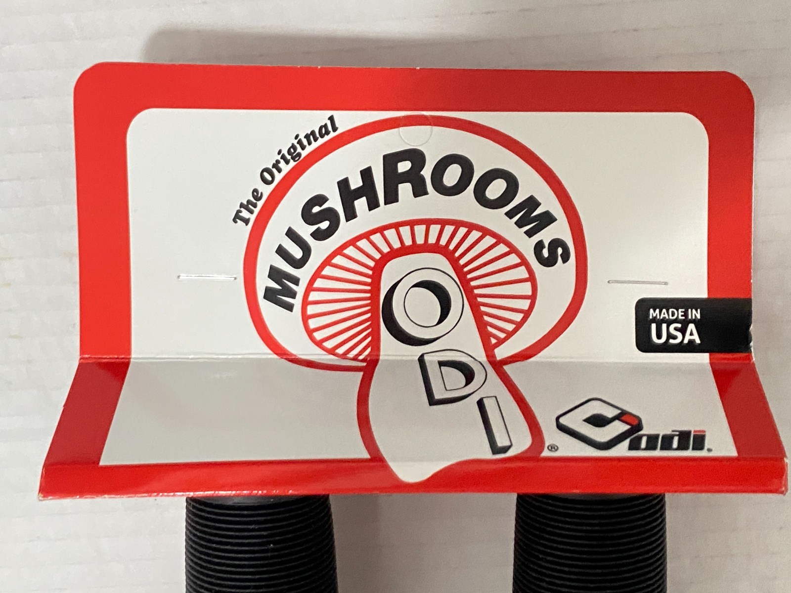 Brand New – Odi Mushroom BMX Handlegrips Grips Single Ply Black Made In USA