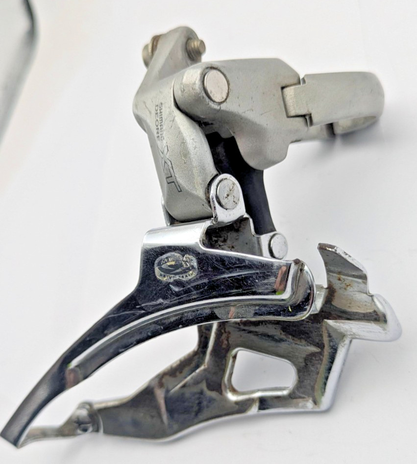SHIMANO DEORE XT FD-M751 FRONT DERAILLEUR BOTTOM PULL 31.8MM TRIPLE 3X MOUNTAIN
